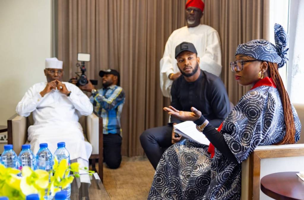Atiku meets BBNaija Cross, Lamba and others in Lagos (Photos) Atiku meets BBNaija Cross, Lamba and others in Lagos (Photos)